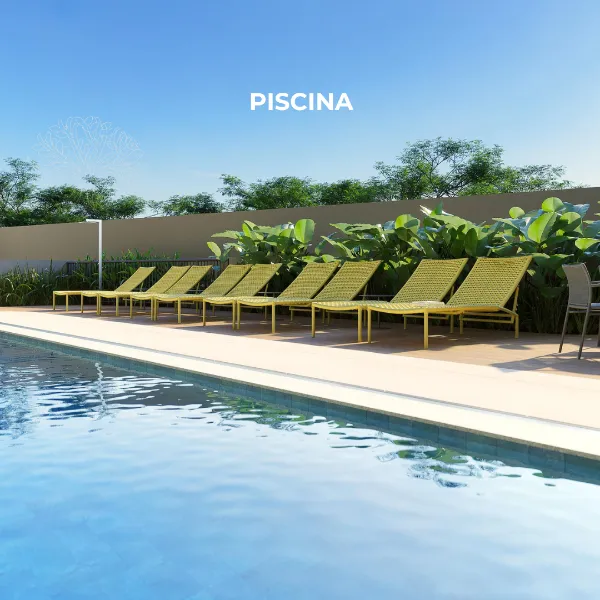 Área da piscina